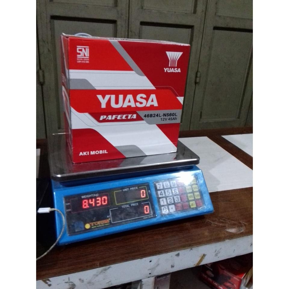 Accu Aki Basah Mobil Merk Yuasa Ns60L 45 Ampere (Ford, Grand Livina, Livina, Evalia, March)