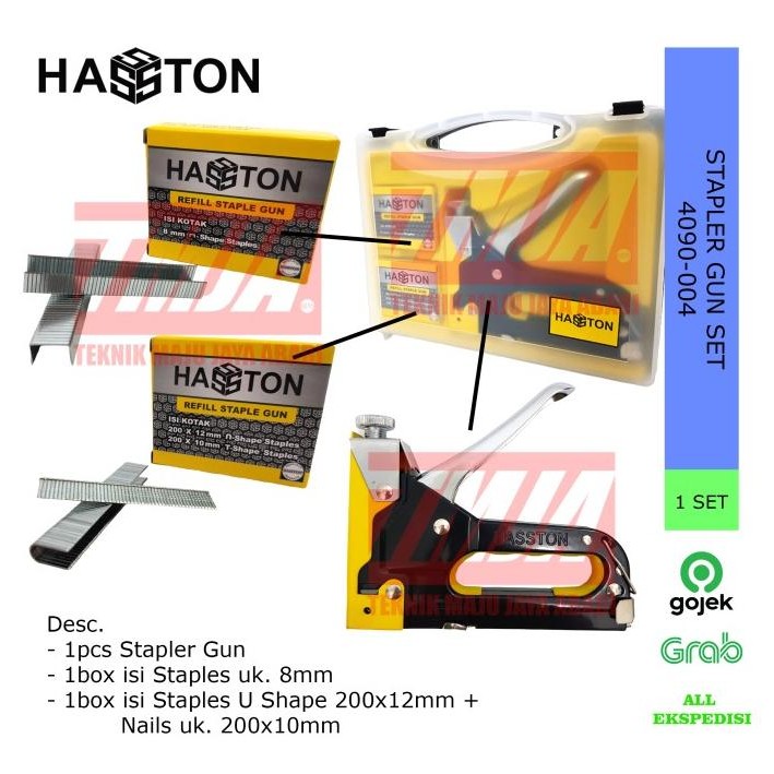 

Promo PROHEX HASSTON Stapler Gun / Staples Set Box PN. 4090-004 COD