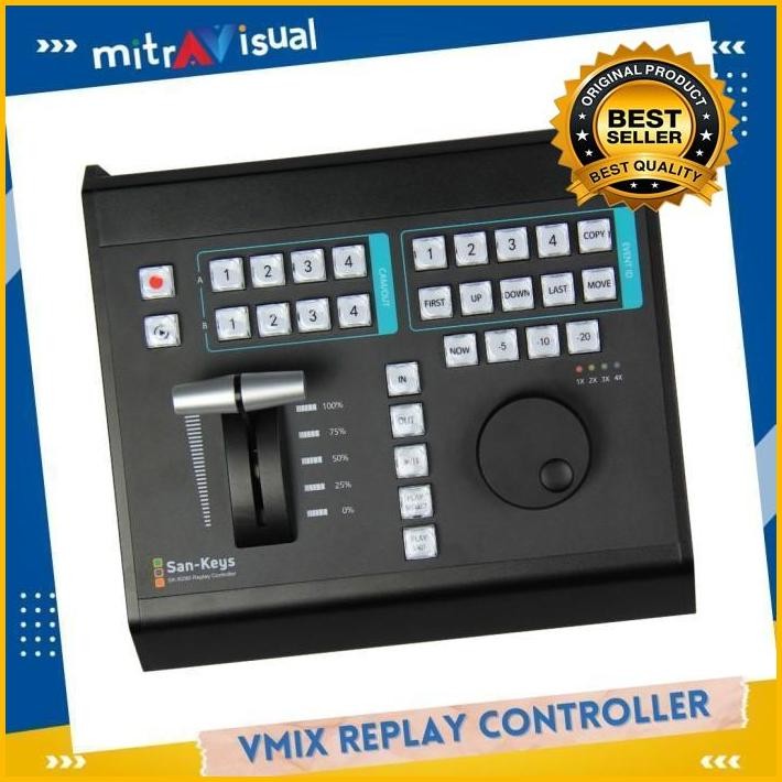 San Keys Rk-S290 Vmix Sports Instant Replay Controller Termurah 100 % Original