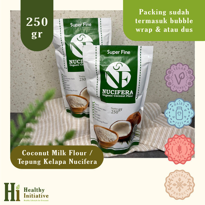 

Nucifera Organic Coconut Flour / Tepung Kelapa Organik 250 Gr