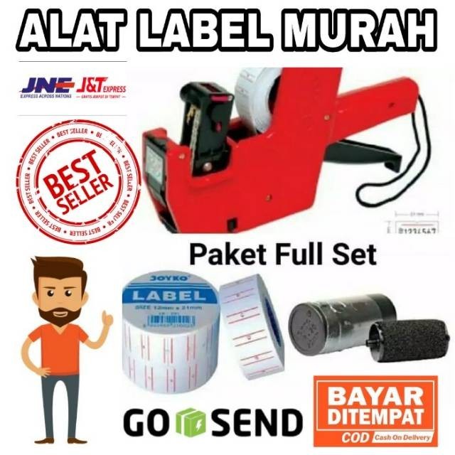 

TERLARIS! Alat Label Harga & Expired Date Joyko dan Kenko Fullset Siap Pakai