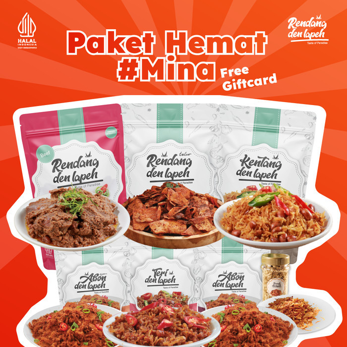 

Paket Hemat Bekal Haji Umroh Traveling Lauk Kering Indonesia New