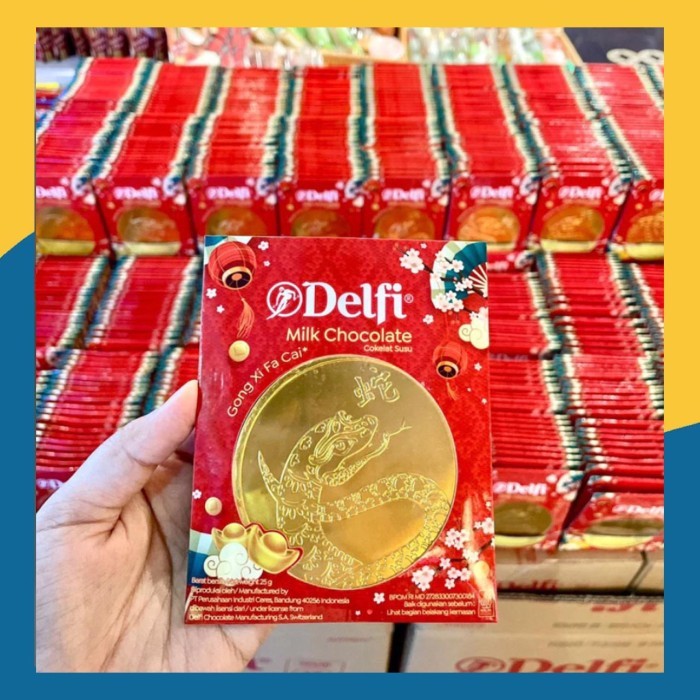 

(Box) Koin Coklat Delfi Gold Coin Milk Chocolate Imlek Cny Chococoin Ready