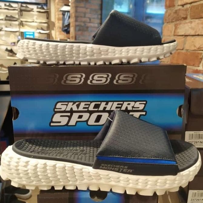 Skechers Sendal Pria Skechers Monster - Navy Original Antstoree8