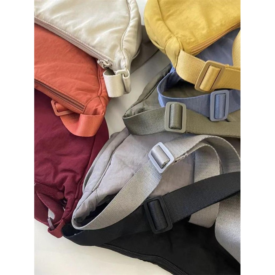 WAIST BAG ALA UNIQLO HALF MOON BAG NYLON SLING BAG TAS SELEMPANG