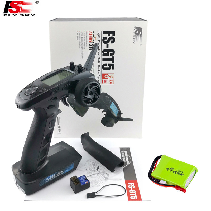 FlySky FS-GT5 2.4G 6CH AFHDS RC Transmitter Can Store 20