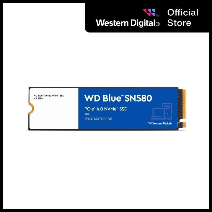 SSD WD Blue SN580 250GB 500GB 1TB 2TB - SSD M.2 NVMe PCIe Gen 4