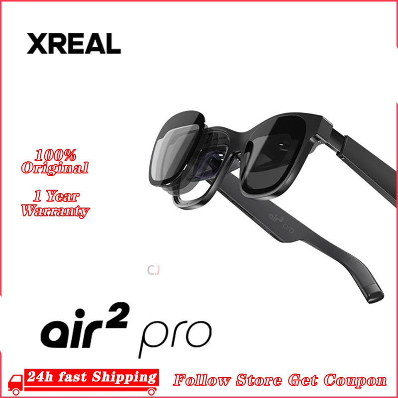 New XREAL Nreal Air 2 Pro Smart AR Glasses HD 130 Inches