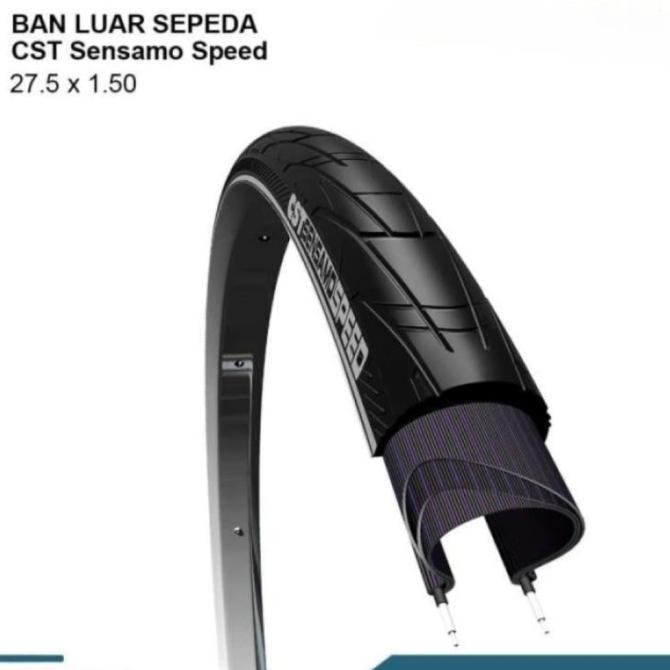 cst ban luar 27.5 x 150 cst sensamo speed non foldable premium series tire 40 584