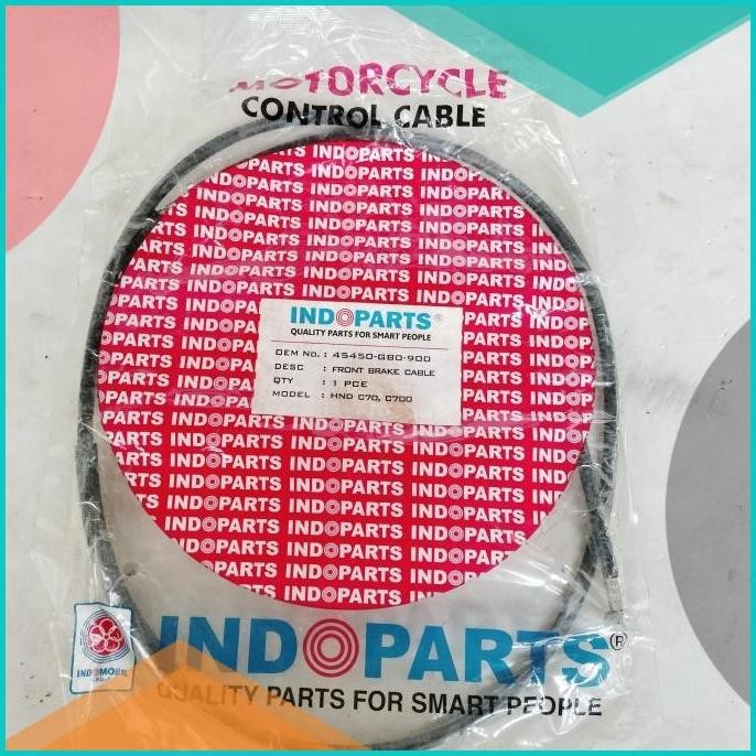 kabel tali seling rem depan tromol honda c70 c700 original indopart 07