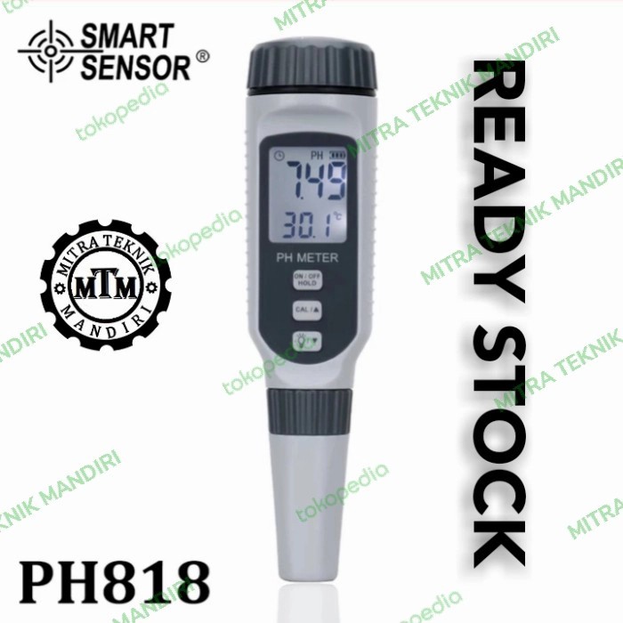 Terbaru Alat Ukur Ph Meter Ph Air Quality Tester Smart Sensor Ph818 ( Ph-818 )