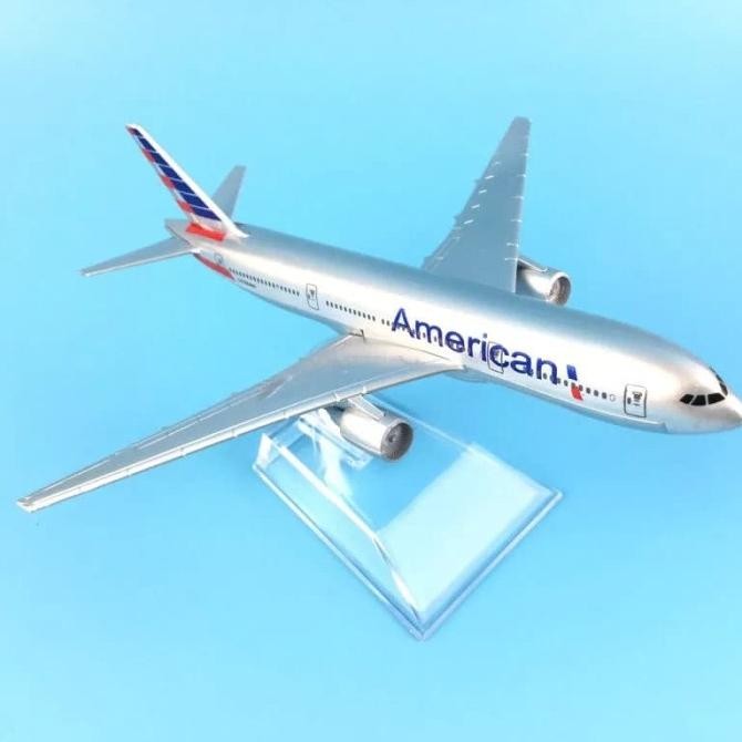 Miniatur Pesawat American Airlines B777 MRS04