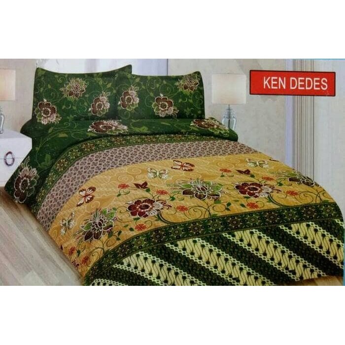Bedcover Set Bonita Size King 180 X 200 Batik Hijau Lembut Ori #Gratisongkir #Sale #Discount