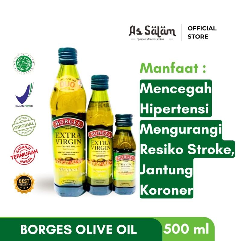 

Minyak Zaitun Borges Ekstrak Virgin Olive Oil - 500ml