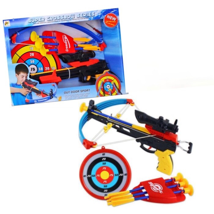 Mainan anak panahan cross bow set
