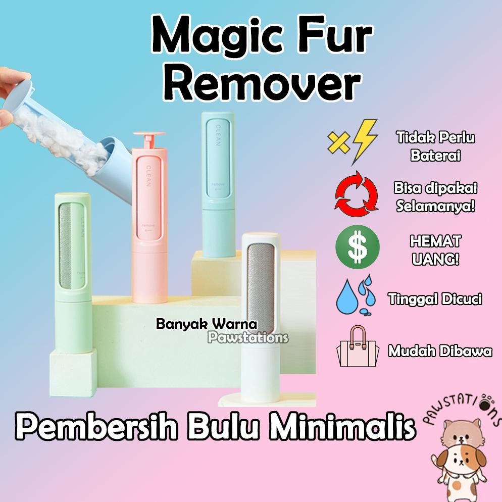Ready | Pembersih Bulu Kucing Lint Roller Alat Pembersih Bulu Kucing Roll Bulu Kucing Sikat Bulu Kuc
