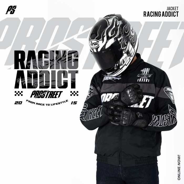 Jaket Motor Prostreet Racing Addict