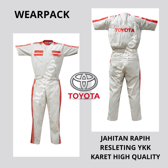 WEARPACK TOYOTA I WEARPACK MEKANIK I WEARPACK OTOMOTIF I WEARPACK BENGKEL