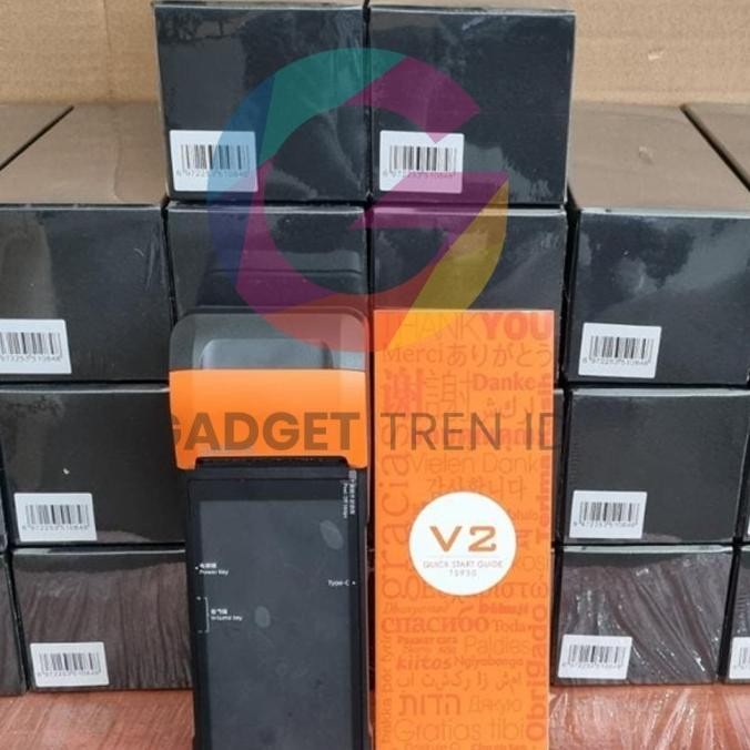 Mesin Kasir Android SUNMI V2 2/16GB 4G Thermal Printer Scanner Barcode