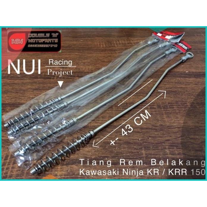 Tiang Kawat Seling Rem Belakang Stainless Kawasaki Ninja R RR 150 NUI