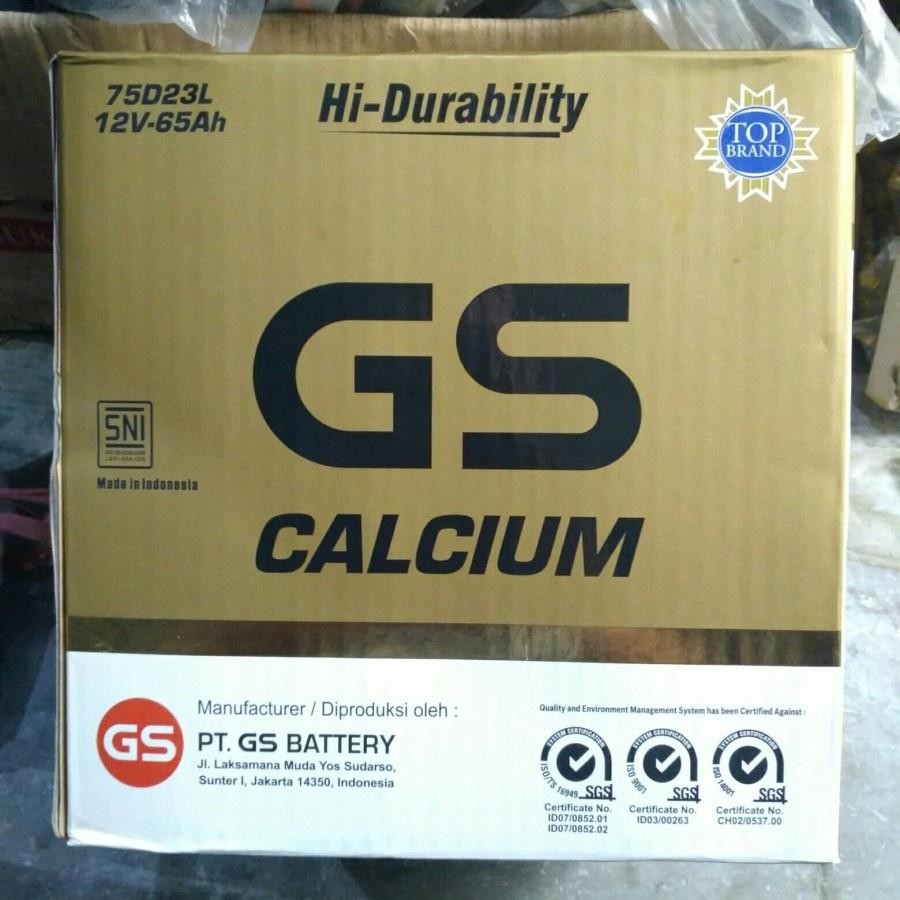 Gs Calcium 75D23L 12V 65Ah