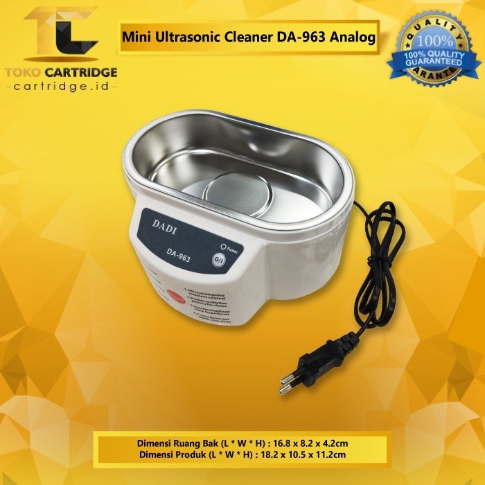 Murah Mini Ultrasonic Cleaner DADI DA-968 + Timer Murah Pembersih Elektronik Non COD