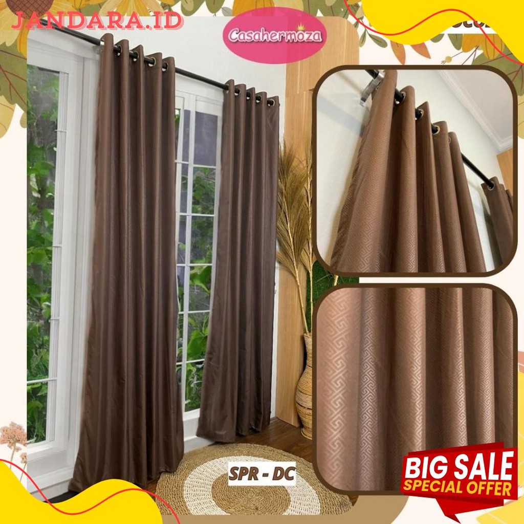 Gorden Emboss Murah Pintu Dan Jendela Diskon Setengah Harga