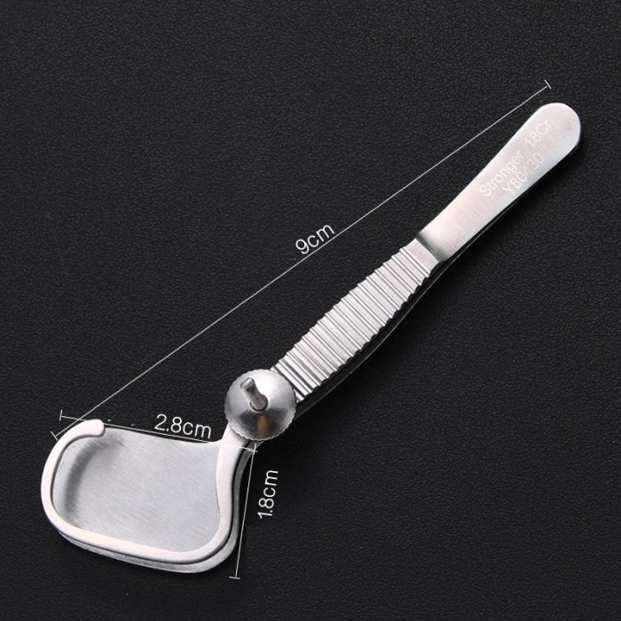 Stainless Steel Flipping Device Double Eyelid Meibomian Gland Forceps