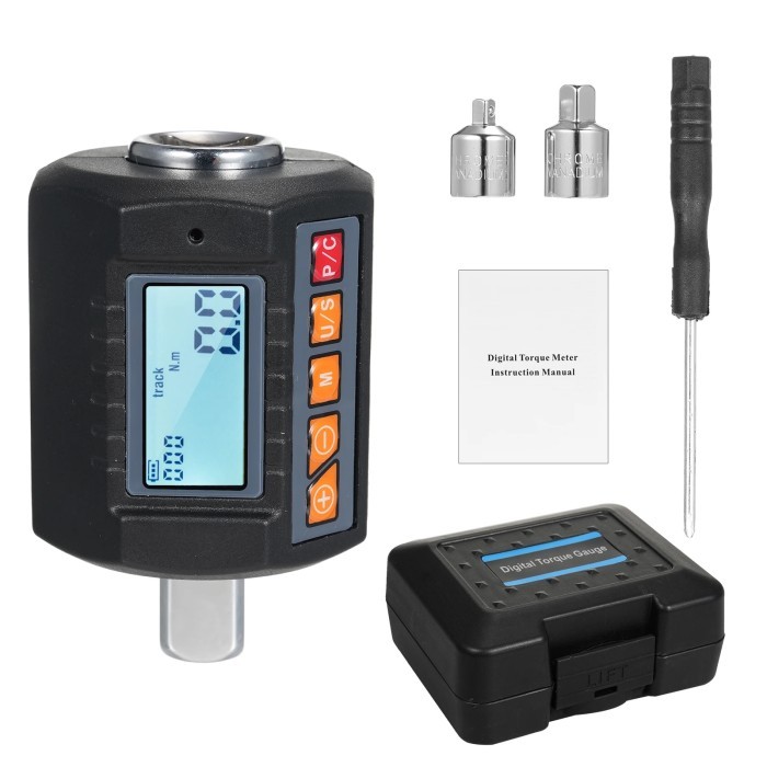 Digital Torque Meter Wrench Torque Tester 1/2'' Drive & Includes