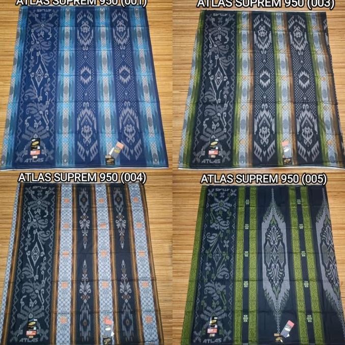 Terbaru | Sarung Atlas Super Premium 950/955 Gold Original Motif Bhs