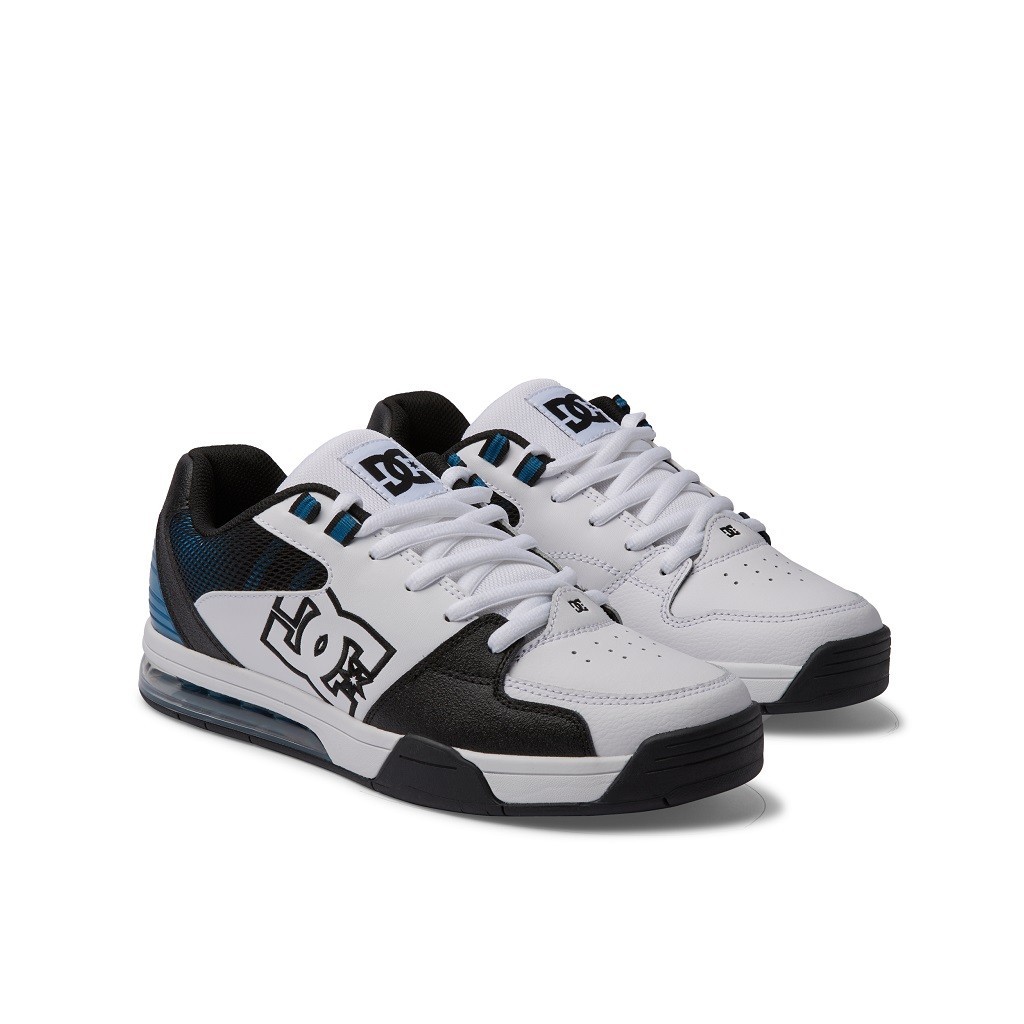 DC Shoes Men Versatile Shoes White/Black/Blue ADYS200075