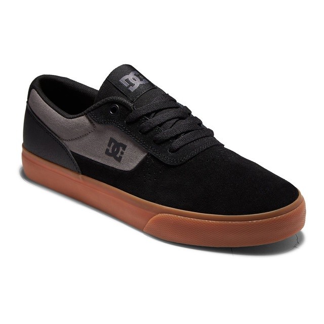 DC Shoes Men Switch Shoes Black/Black/Dk Grey ADYS300431