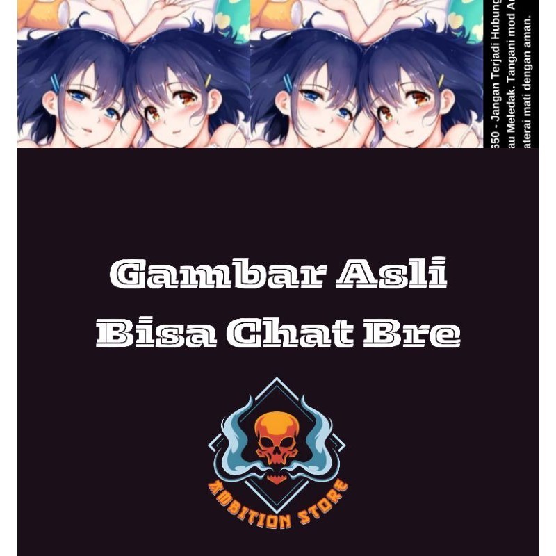 

*PromoTerjangkau* Ambitionstore Stiker Wrap Baterai 18650 Anime Waifu V2 Pelindung Dan Penghias Untuk Segala Merek Garskin Premium / X Casing Case COD