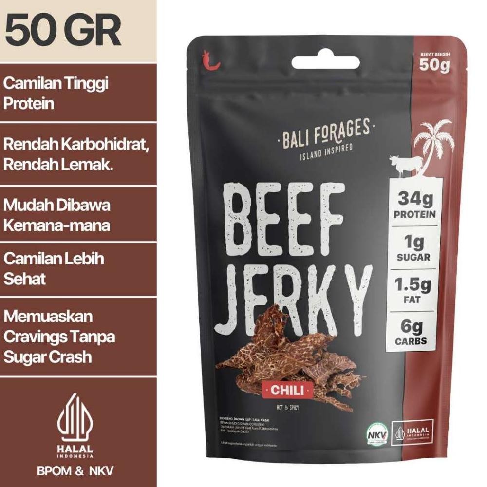 

Chili f Jerky (DENDENG AMERIKA) Makanan Ringan