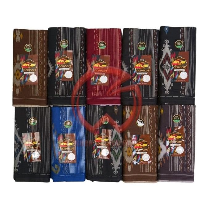 Grosir 10 Pcs Sarung Atlas Idaman 555 Harmoni motif BHS MSD