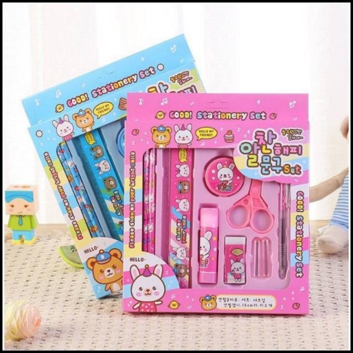 

Hippo Land Pensil Set Lengkap Alat Tulis Anak 9 in 1 set 281