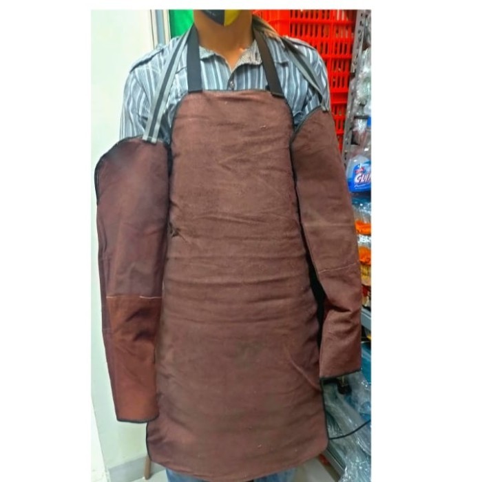 apron las kulit safety