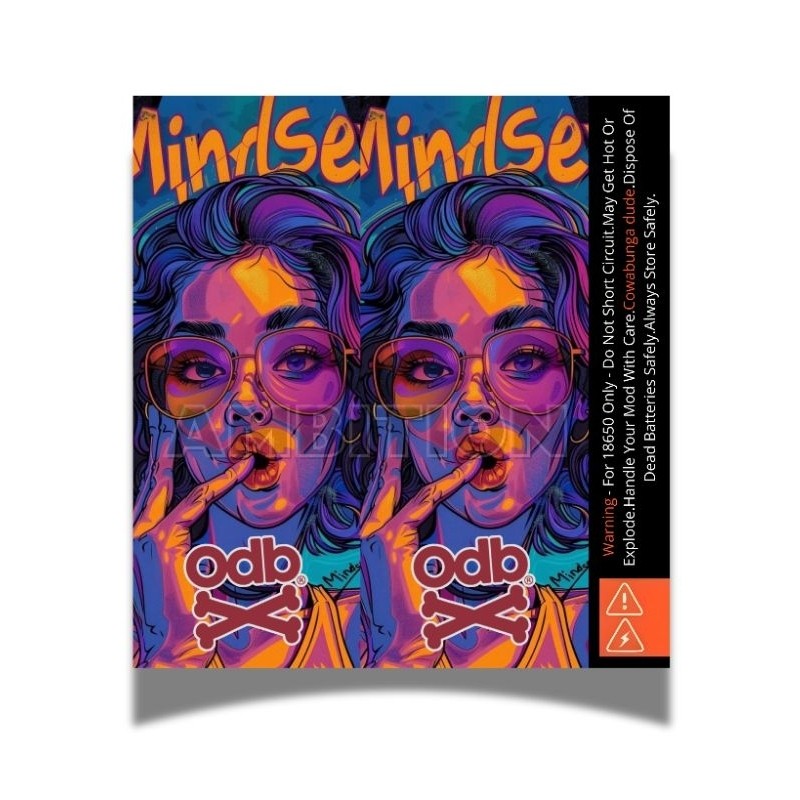 

*PromoTerjangkau* Ambitionstore Stiker Wrap Baterai 18650 Retro Art V9 Series Pelindung Dan Penghias Untuk Segala Merek Garskin Premium / X Casing Case COD