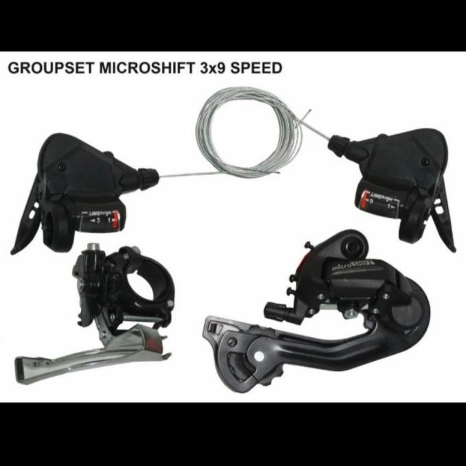 

Mini Group Set 3 x 9speed Microshift Index