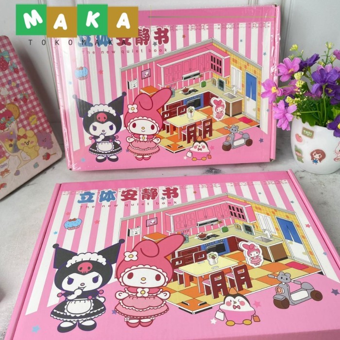 TERBARU DIY miniatur sanrio LTAJ 5200 DIY 1041 mainan rumah rumahan kertas