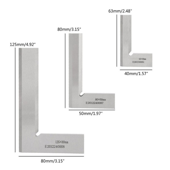 

Penggaris Siku Machinis Precision Speed Square Angle 90 Derajat -1TK40
