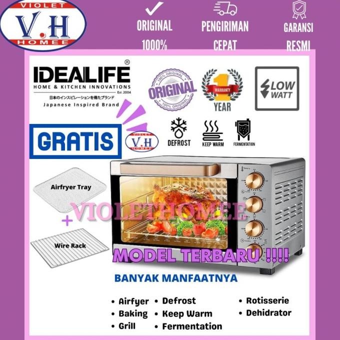Idealife Il335 Oven Listrik 35 Liter Il 335 / 35L
