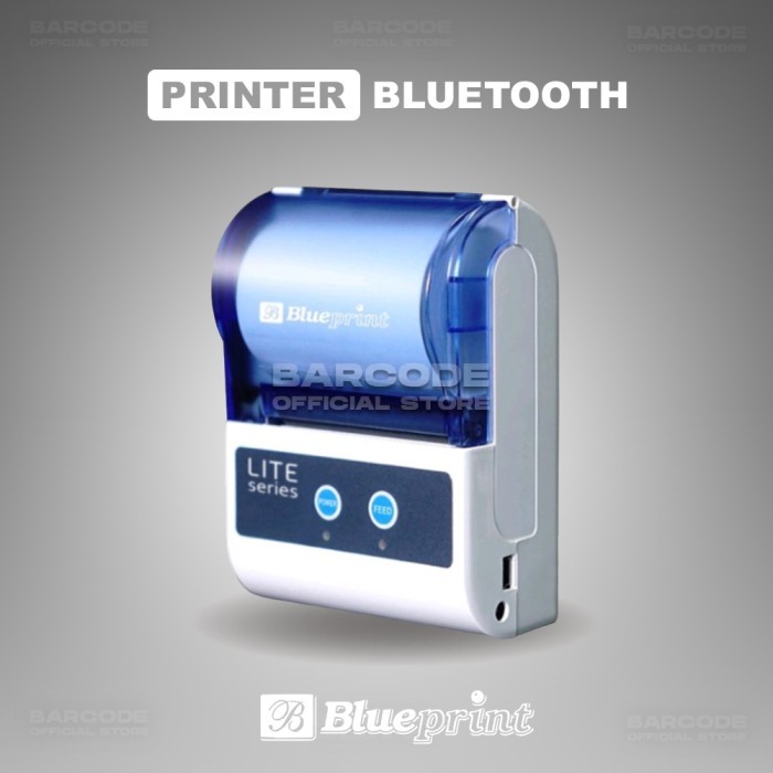 

Printer Bluetooth Cetak Label Sticker & Kertas Thermal Blueprint LITE