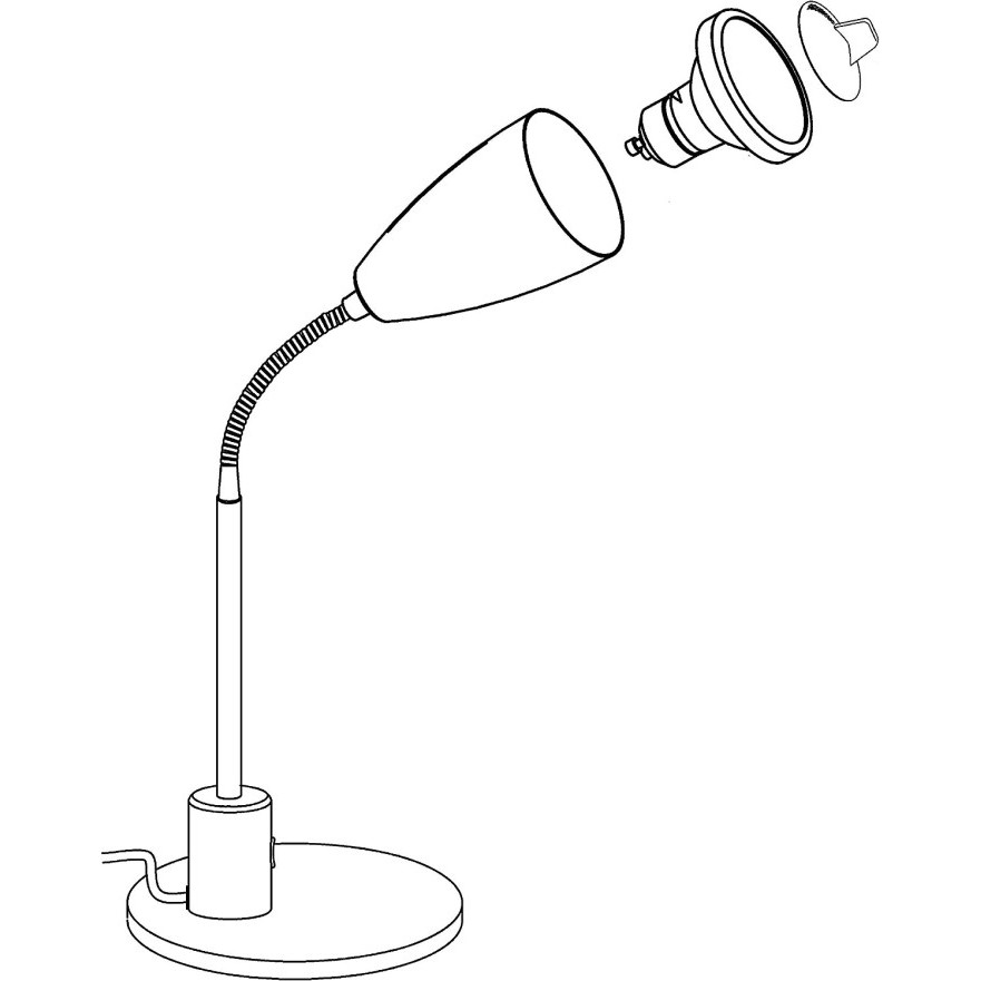 Lampu Meja Belajar Led Eglo Fox