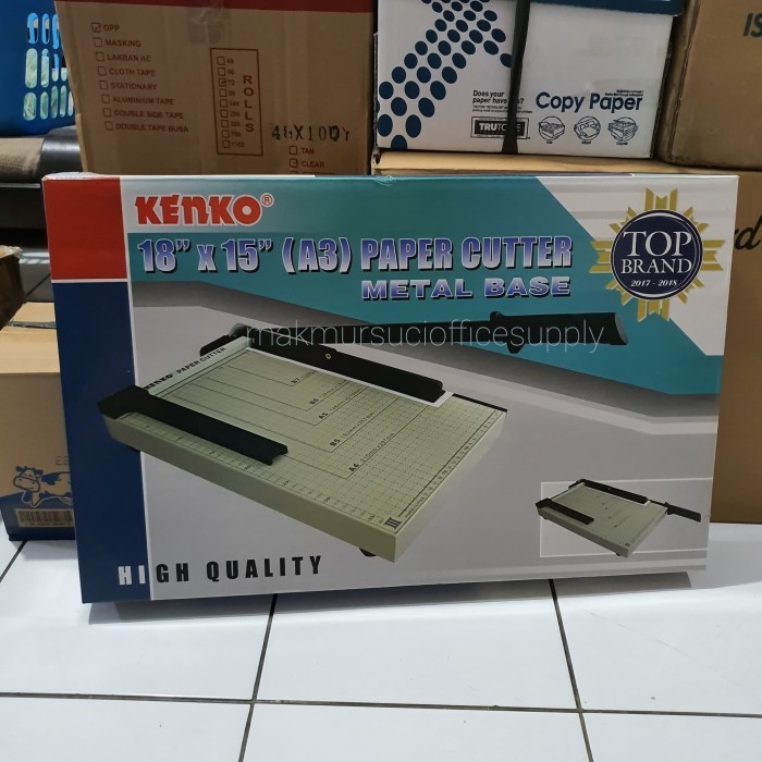 

TERLARIS! pemotong kertas paper cutter A3 KENKO 18X15 inch