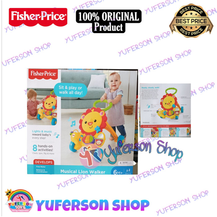 Terbatas Baby Walker - Fisher Price - Musical Lion Walker