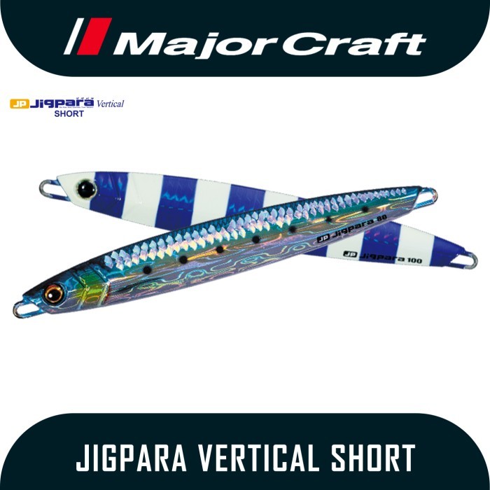 Umpan Jigging Major Craft Jigpara Vertical Short 80gr - 150gr