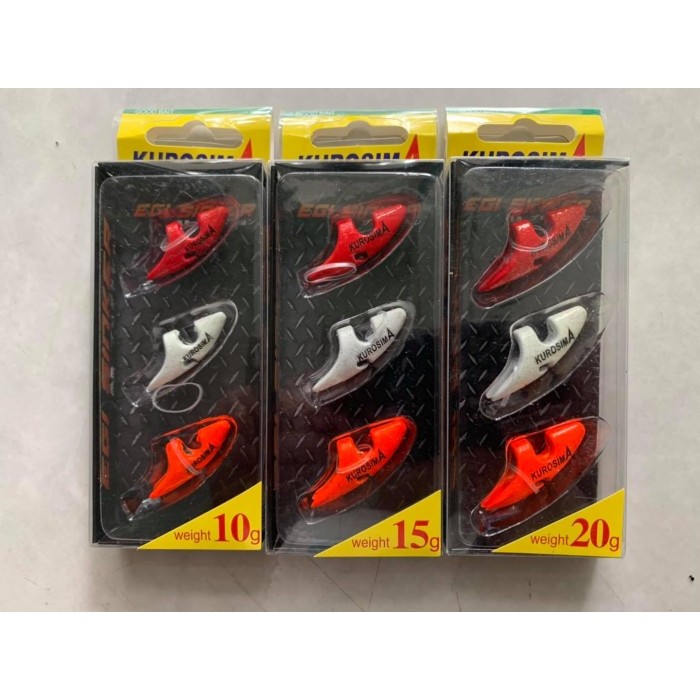 Kurosima Egi Sinker 10g 15g 20g Pemberat Squid Jig Umpan Cumi Sotong