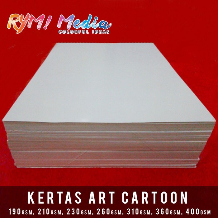 

500 lembar Art Carton 260gsm A4 / 1 RIM Art Karton 260 gram by SameDay