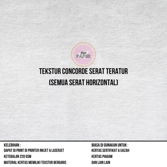

JUAL KERTAS A5 CONCORDE 220 GR ISI 500 LEMBAR / CONCORDE A5